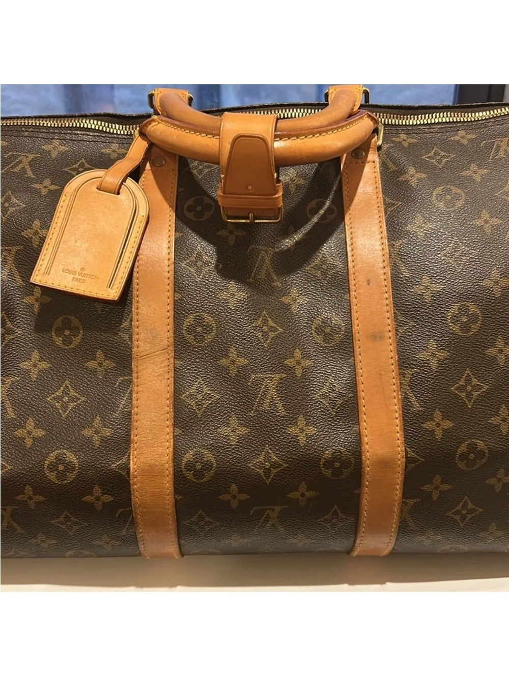 Louis Vuitton Brown Monogram Weekender Duffel 55